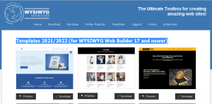 WYSIWYG Web Builder Preview